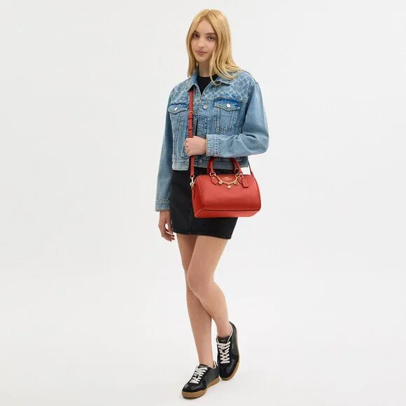 Rowan Satchel Bag With Charms - Picture 4 of 11